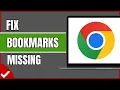 How To Fix Missing Bookmarks In Google Chrome 2026 Restore Chrome Bookmarks