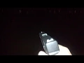 Blank gun Glock 17 replica shooting at night [shooting test No 1]