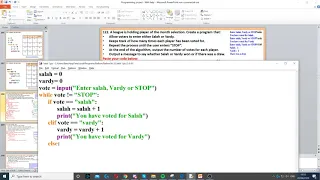 Task 122 - While loop
