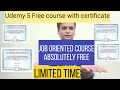 Udemy Free Course With Certification HTML CSS JavaScript Jquery Ajax Bootstrap Mysql