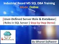 User-Defined Server Role Database Roles in SQL Server Step-by-Step Demo