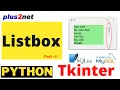 Listbox Options as source from MySQL or SQLite database table