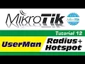 MikroTik Tutorial 12 - Mikrotik User Manager Hotspot Radius Configuration