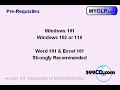 Microsoft Access 101 for Access 2003 Lesson 01 Introduction