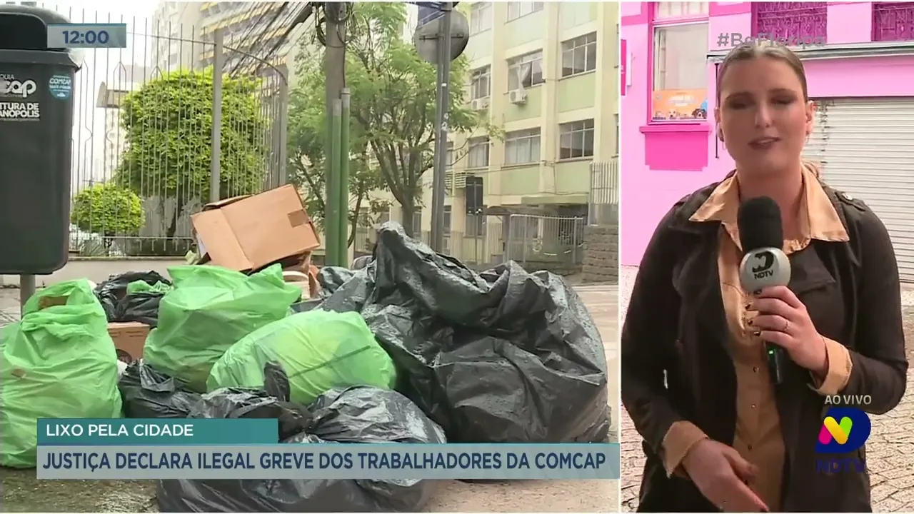 Greve ilegal: Justiça de Santa Catarina interfere na paralisação da Comcap