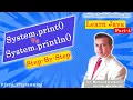 Screen Displaying in Java print vs println methods in Java Java Programming Learn Java Part 4
