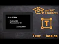 uniTFTDesigner - Text output