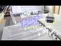 how to PRINT notes on a loose leaf paper