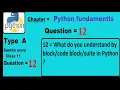 What do you understand by in Python