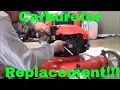 How to Replace the Carburetor on a Troy Bilt Push Mower