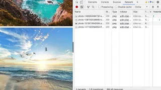 Demo lazyload with Intersection Observer API
