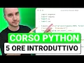 Impara Python in 5 ore da zero