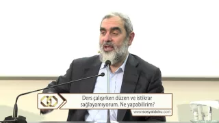 Ders çalışırken düzen ve istikrar sağlayamıyorum, ne yapabilirim?