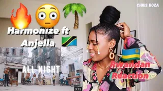 harmonize ft anjella all night official music video reaction video chris hoza