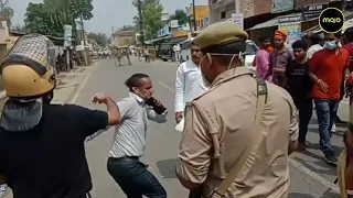 up video of unnao cdo thrashing a journalist during block polls goes viral