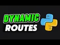 Create Dynamic Routes with URL Parameters - Python Web Development Tutorial 6