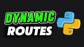 Create Dynamic Routes with URL Parameters - Python Web Development Tutorial 6
