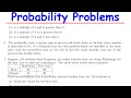 Probability Tutorial Sheet Step-by-Step Worksheet Solutions