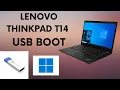 How To Enable UEFI USB Boot On Lenovo ThinkPad T14 2ND GEN For Windows Installation
