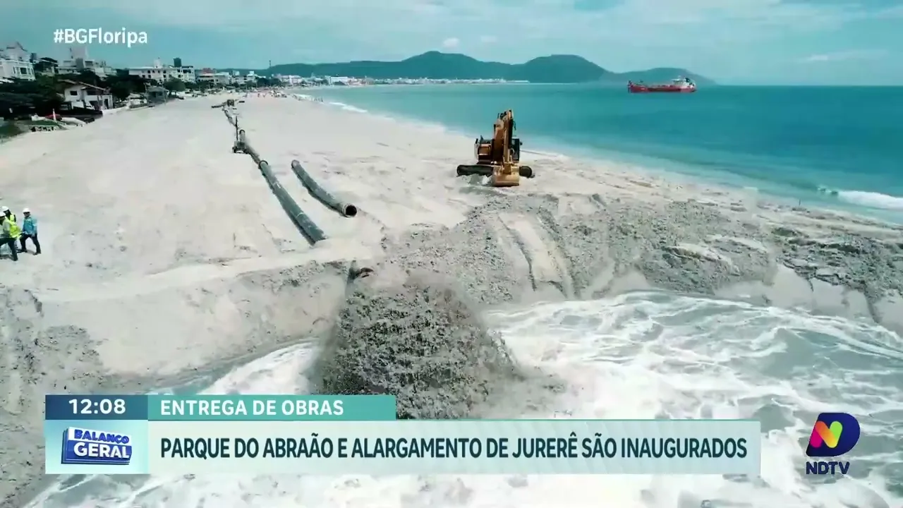 Parque do Abraão e alargamento de Jurerê são inaugurados em Florianópolis