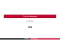 The List Interface