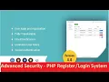 Advanced Security - PHP System