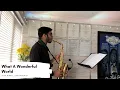 Download Lagu What A Wonderful World - Sax Cover 🎷
