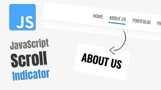 Build A Scroll Indicator Navbar with HTML CSS JavaScript