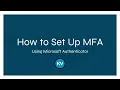 How to Set Up Multi-Factor Authentication MFA
