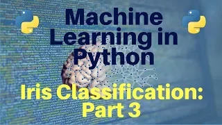 Machine Learning in Python Iris Classification -