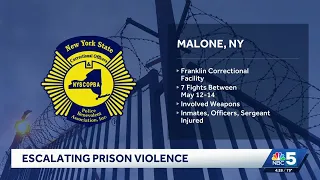 Corrections officers break up multiple inmate fights at Franklin Correctional Facility