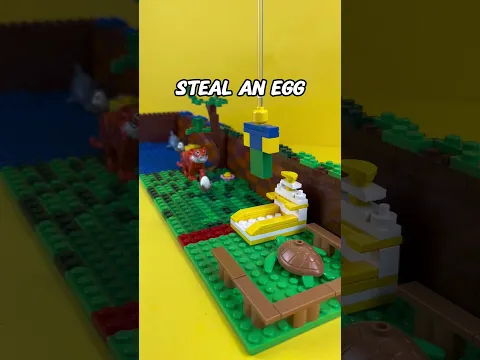 LEGO Roblox Steal An Egg: Noob vs Tiger, Whale & Dolphin! #roblox #lego #shorts