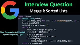 Merge k Sorted Lists - Linked List