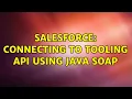 Salesforce Connecting to Tooling API using Java SOAP