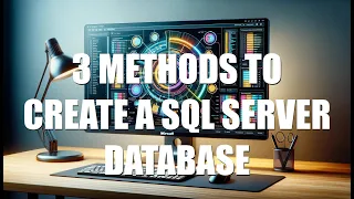 How To Create A SQL Server Database using SSMS 3 different ways