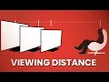 SITTING TOO FAR AWAY Optimum Viewing Distances for TVs eCoustically Speaking