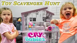 Download Cry Babies Toy Scavenger Hunt! New Cry Baby Pets!! MP3