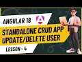 Implement Update and Delete functionality Angular 18 Standalone CRUD Application