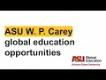 W P Carey global education opportunities Study abroad at ASU