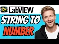 How To CONVERT String To NUMBER In LabVIEW QUICK EASY 2026