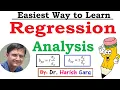 Regression Analysis Models Lines Coefficients