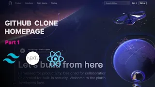 Build GitHub Homepage Clone Using NextJs and Tailwind CSS Part 1 Navbar Next Js Project