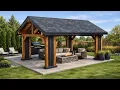 12x20 Modern Pavilion Plans
