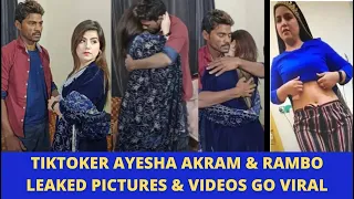 wrong deal video viral tiktoker ayesha akram or rambo or dost saat kisses video