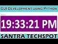 Digital Clock Application Using Python Tkinter Tkinter Tutorial in Tamil