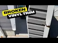 How We Fixed Vinyl Trim Without Removing Siding