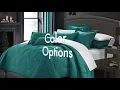 CHIC HOME DONNA COMFORTER SET BASICS SOLID COLOR BEDDING