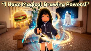 My drawing magic is my secret.✨#roblox