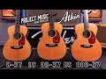 Lagu 037 vs 0037 vs 00037. Vergelijking van akoestische gitaren van Atkin