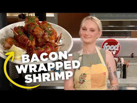 Tini Younger's Bourbon-Maple Bacon-Wrapped Shrimp 🥓🍤